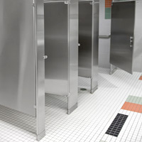 Restroom partitions