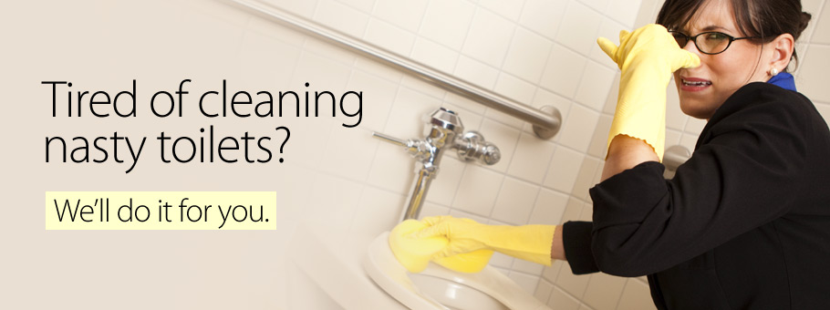 Tired of cleaning toilets? Aire-Master will do it for you.