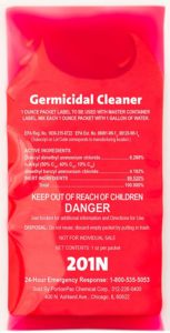 PortionPac Germicidal Cleaner
