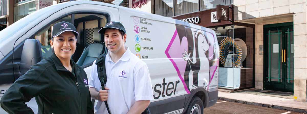 Aire-Master service reps with vehicle