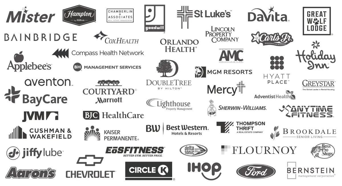 Logos of some Aire-Master customers